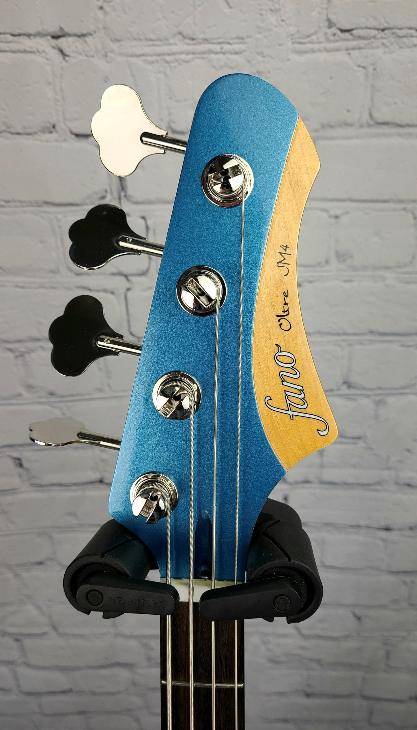 Fano Oltre JM4 Bass Guitar Lake Placid Blue USA Made - Guitar Brando