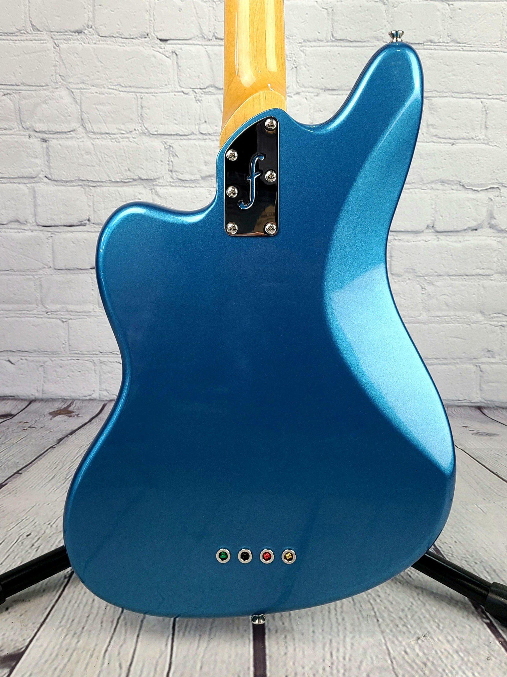 Fano Oltre JM4 Bass Guitar Lake Placid Blue USA Made - Guitar Brando
