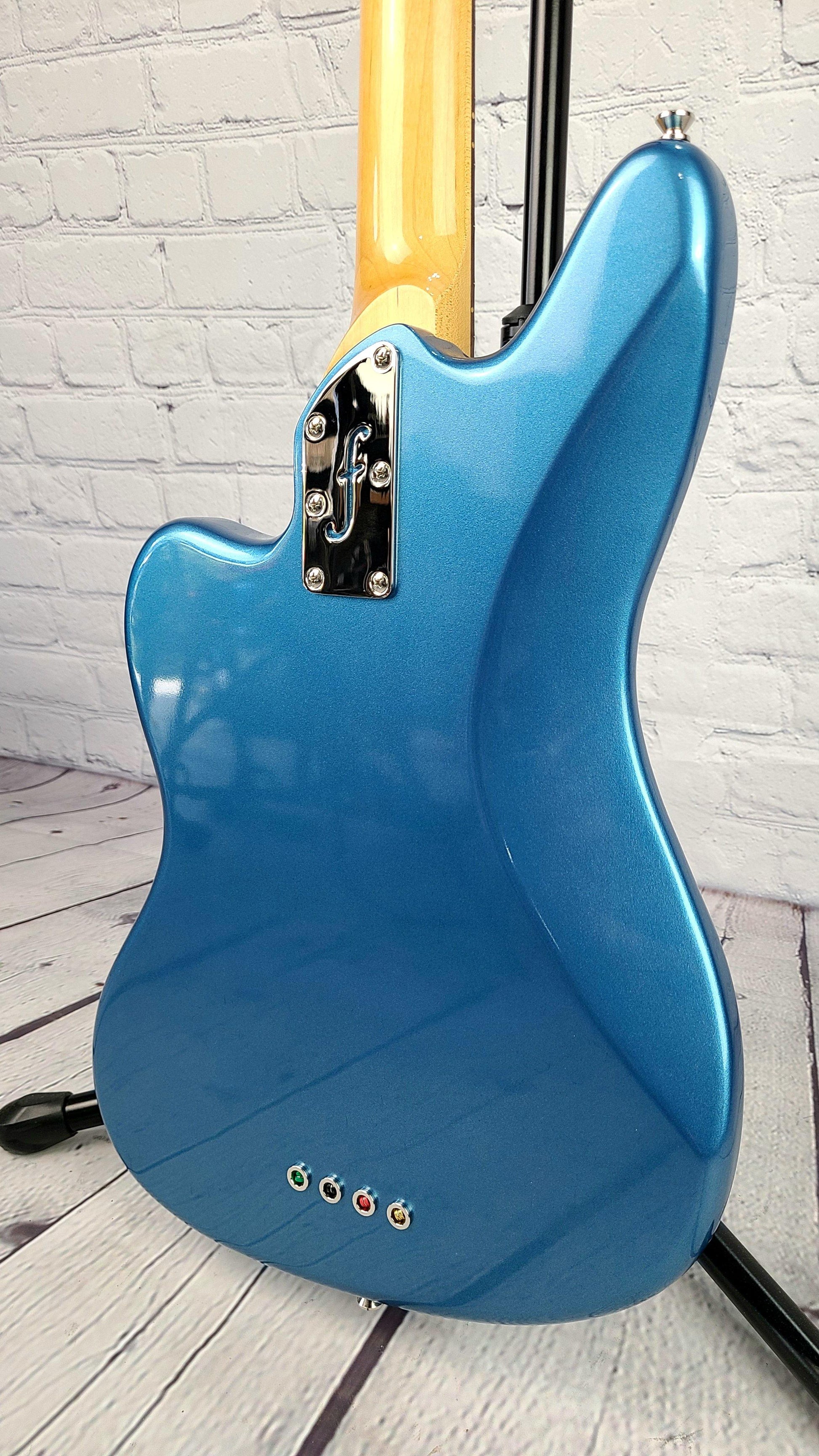 Fano Oltre JM4 Bass Guitar Lake Placid Blue USA Made - Guitar Brando
