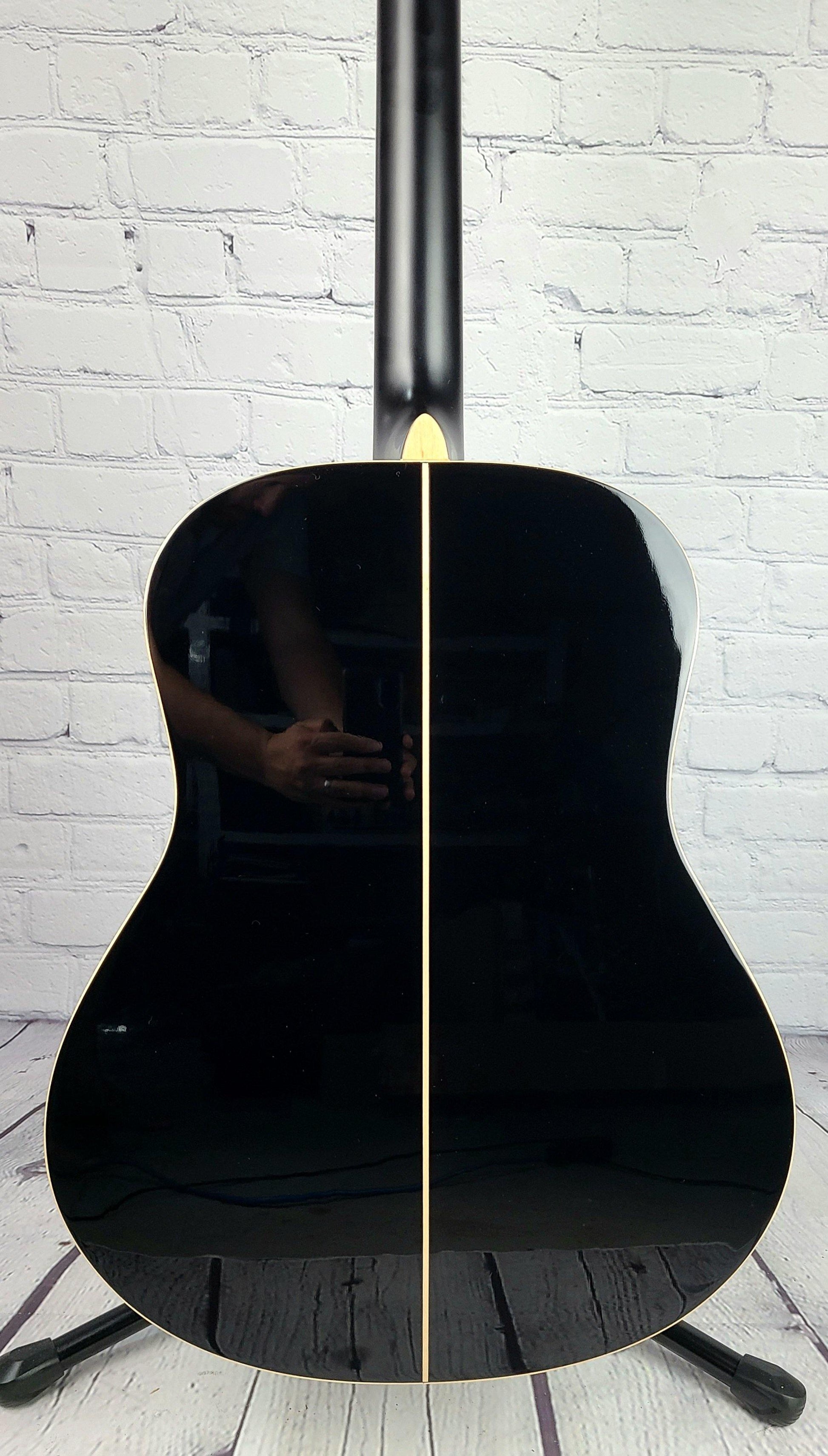 Yamaha LL16D Deluxe Solid Rosewood Electric Acoustic Gloss Black - Guitar Brando