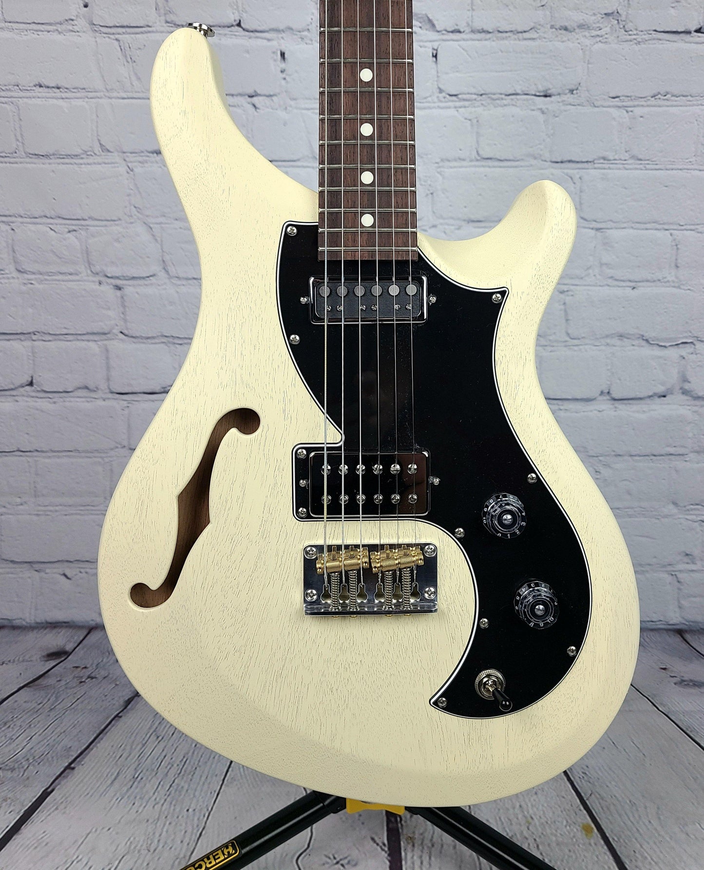 Paul Reed Smith PRS S2 Vela Semi-Hollow Antique White - Guitar Brando