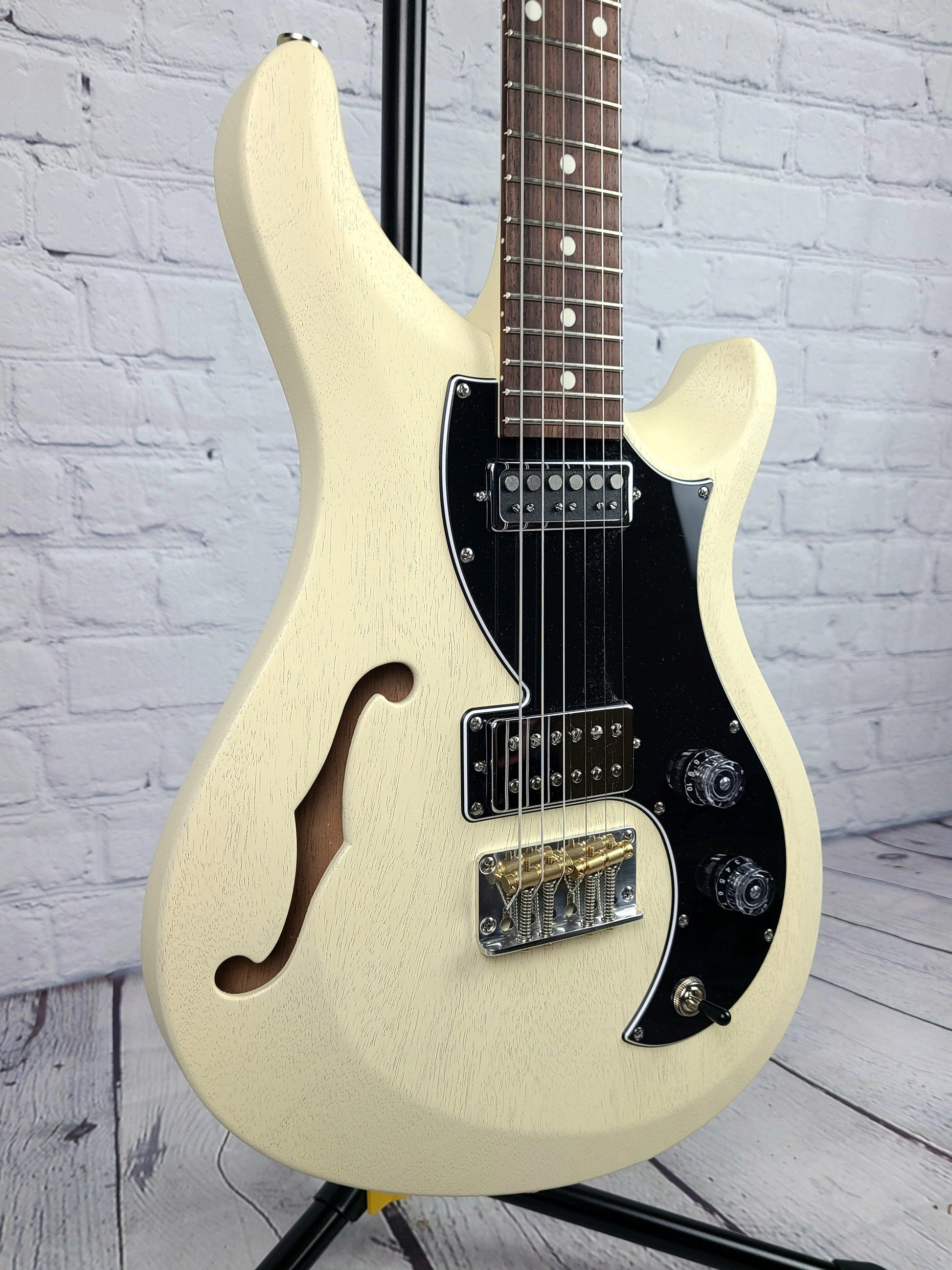 Paul Reed Smith PRS S2 Vela Semi-Hollow Antique White - Guitar Brando