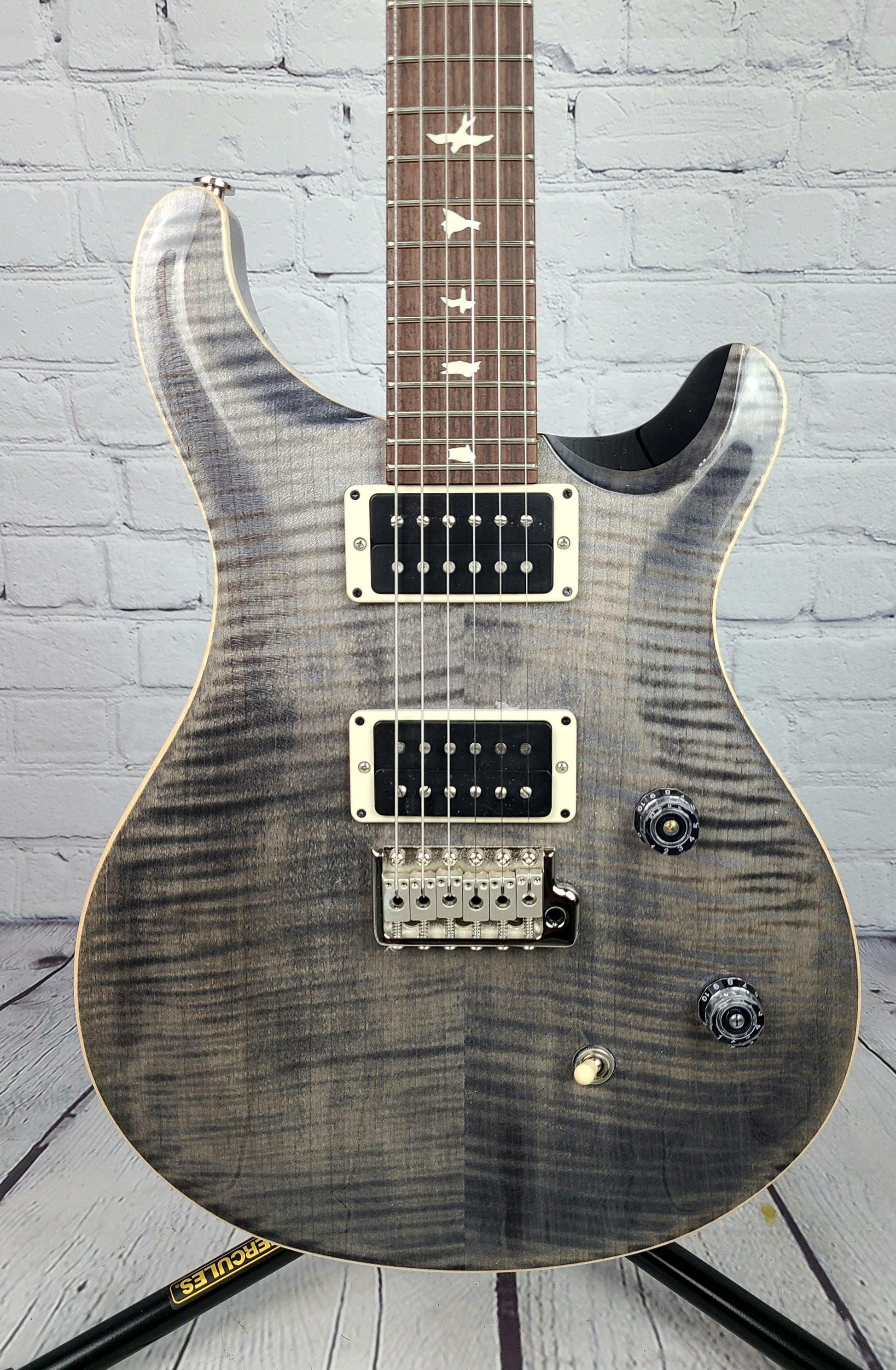 Paul Reed Smith PRS CE24 Bolt-On Electric Guitar Faded Grey Black - Guitar Brando