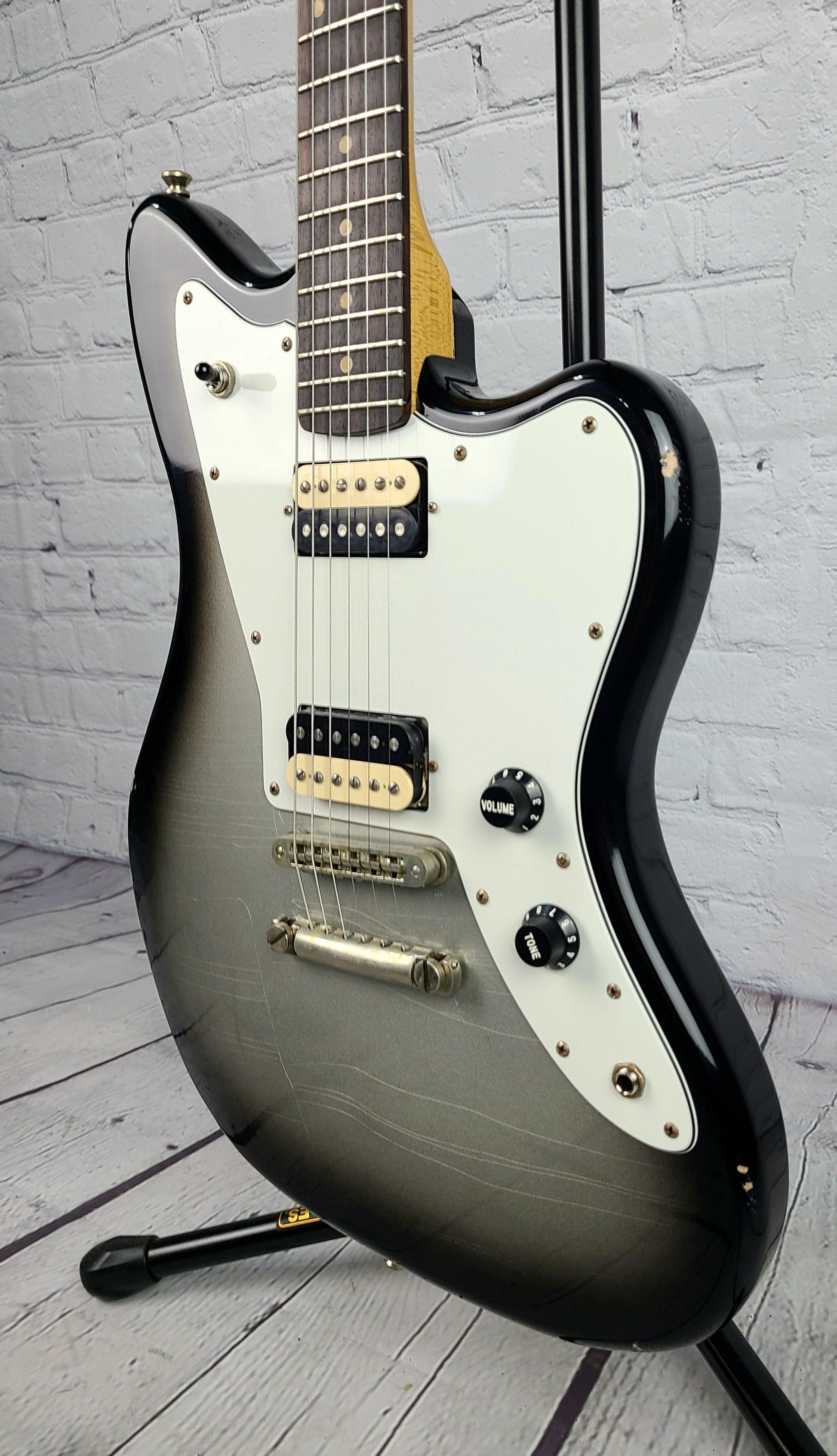 Fano JM6 Oltre Silverburst Electric Guitar Rosewood Board USA Lollar Imperial Pickups - Guitar Brando