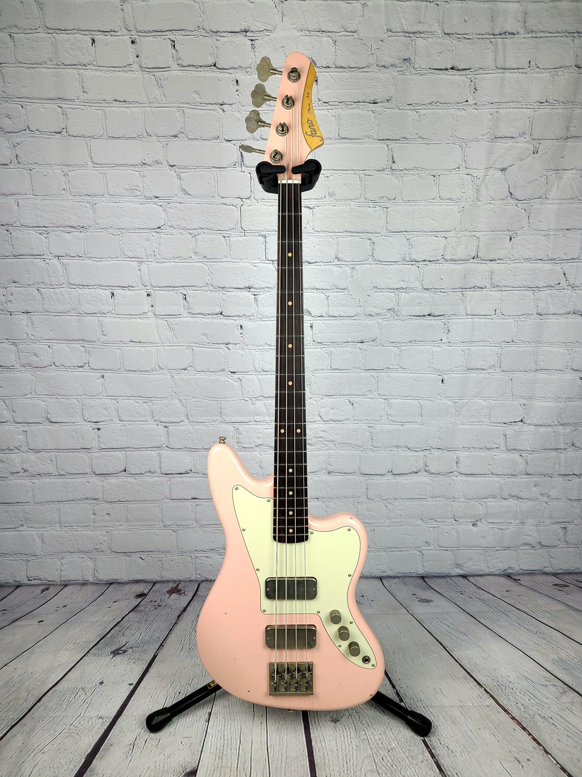 Fano Oltre JM4 Bass Guitar Shell Pink USA Made - Guitar Brando