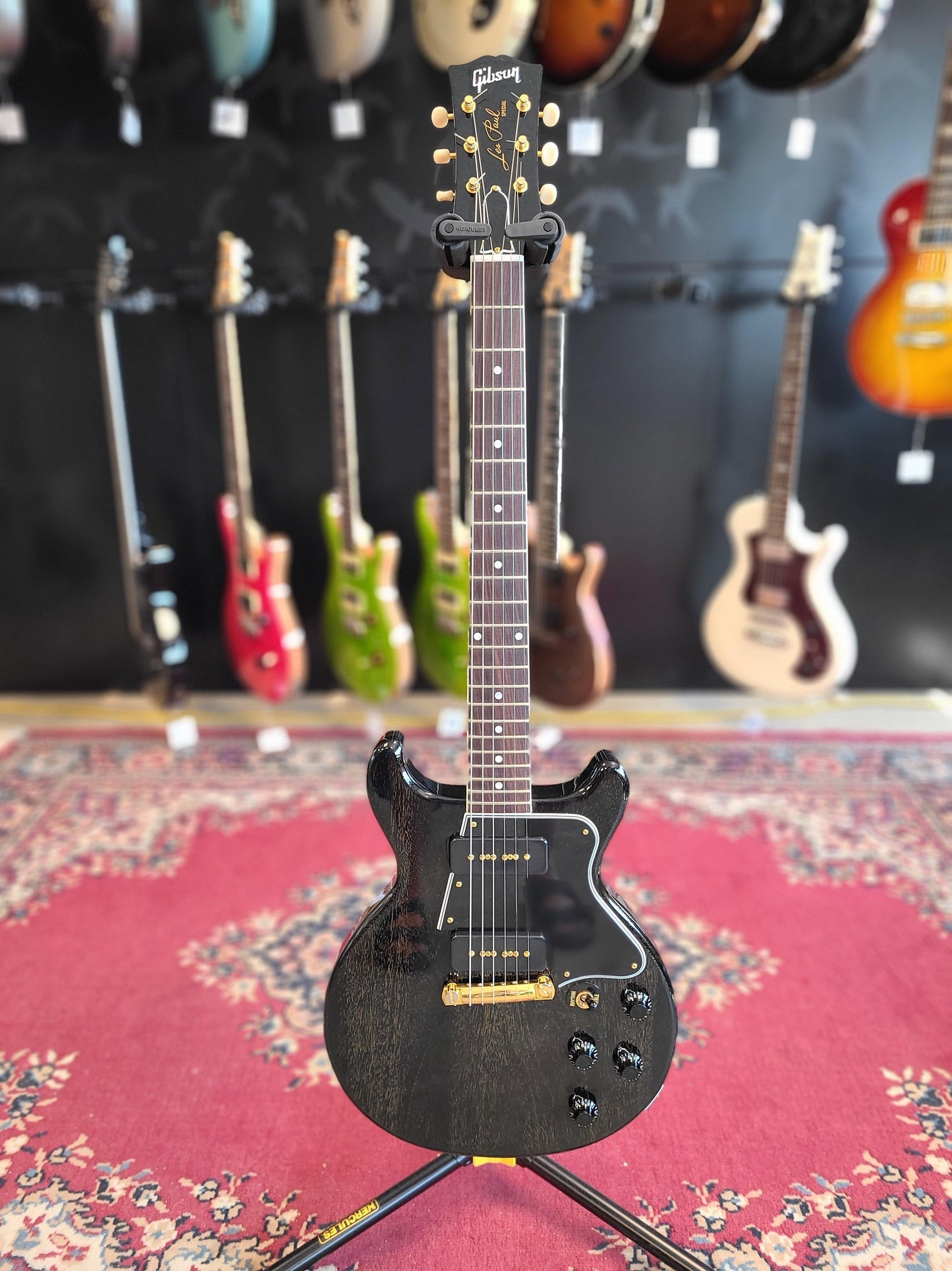 USED Gibson Custom Shop Les Paul Special TV Black Gold 2017 - Guitar Brando