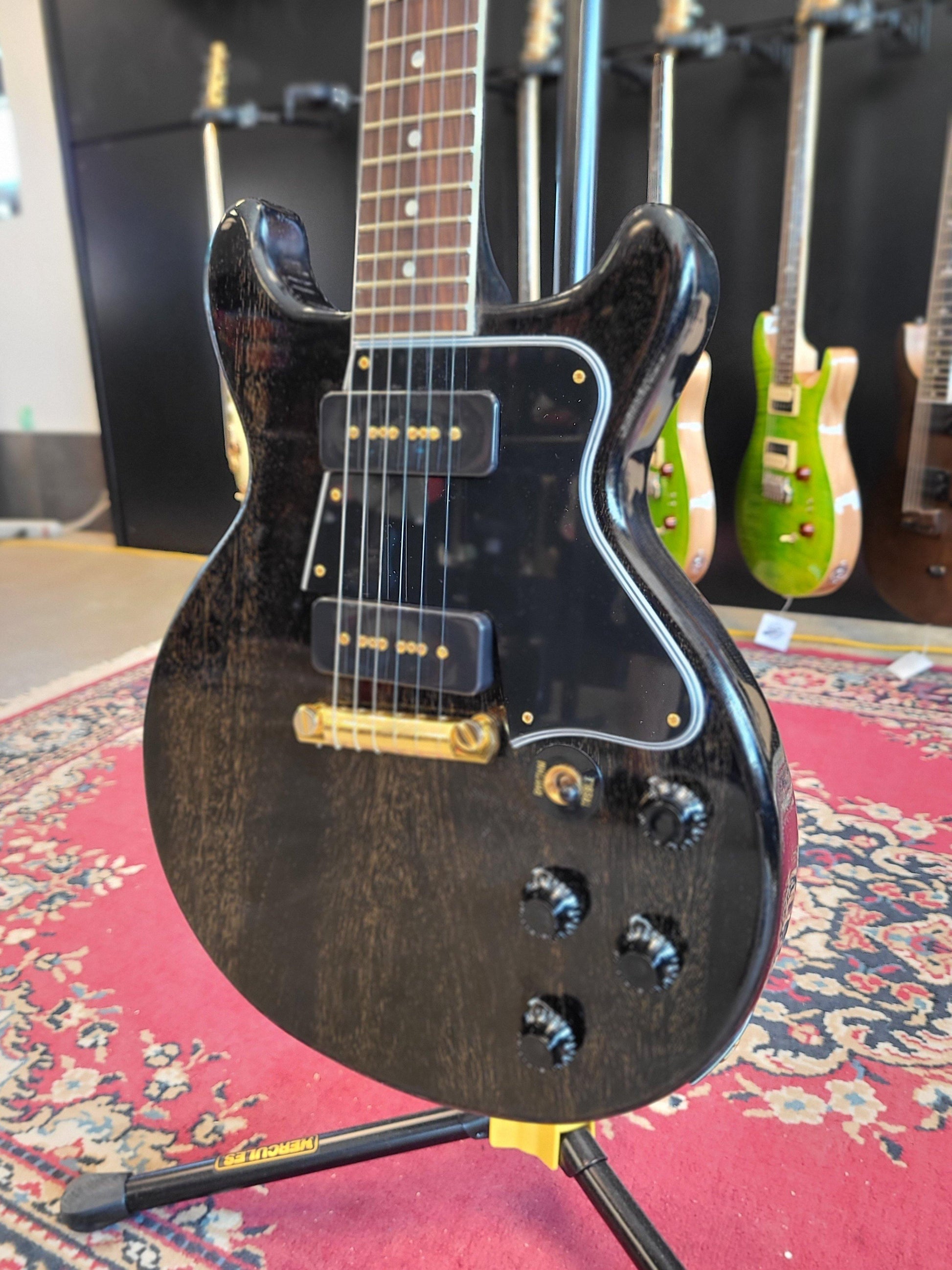 USED Gibson Custom Shop Les Paul Special TV Black Gold 2017 - Guitar Brando