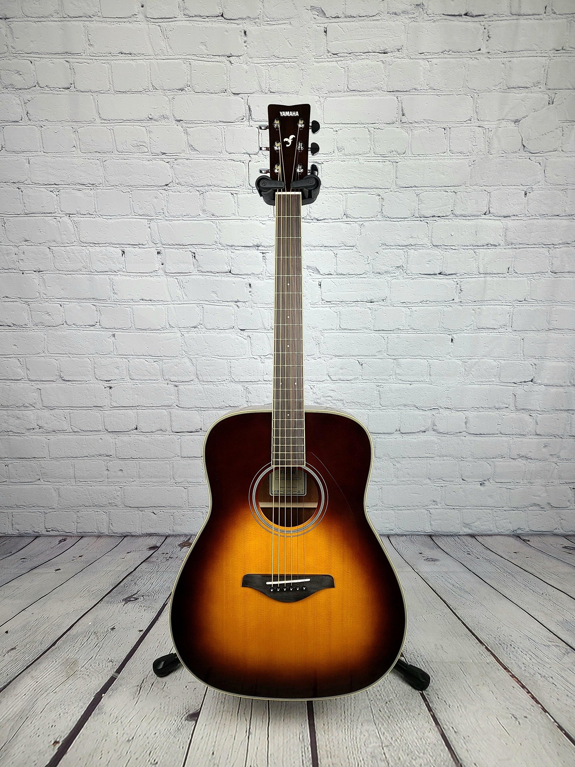 Yamaha FGTA BS TransAcoustic Acoustic Guitar Brown Sunburst - Guitar Brando