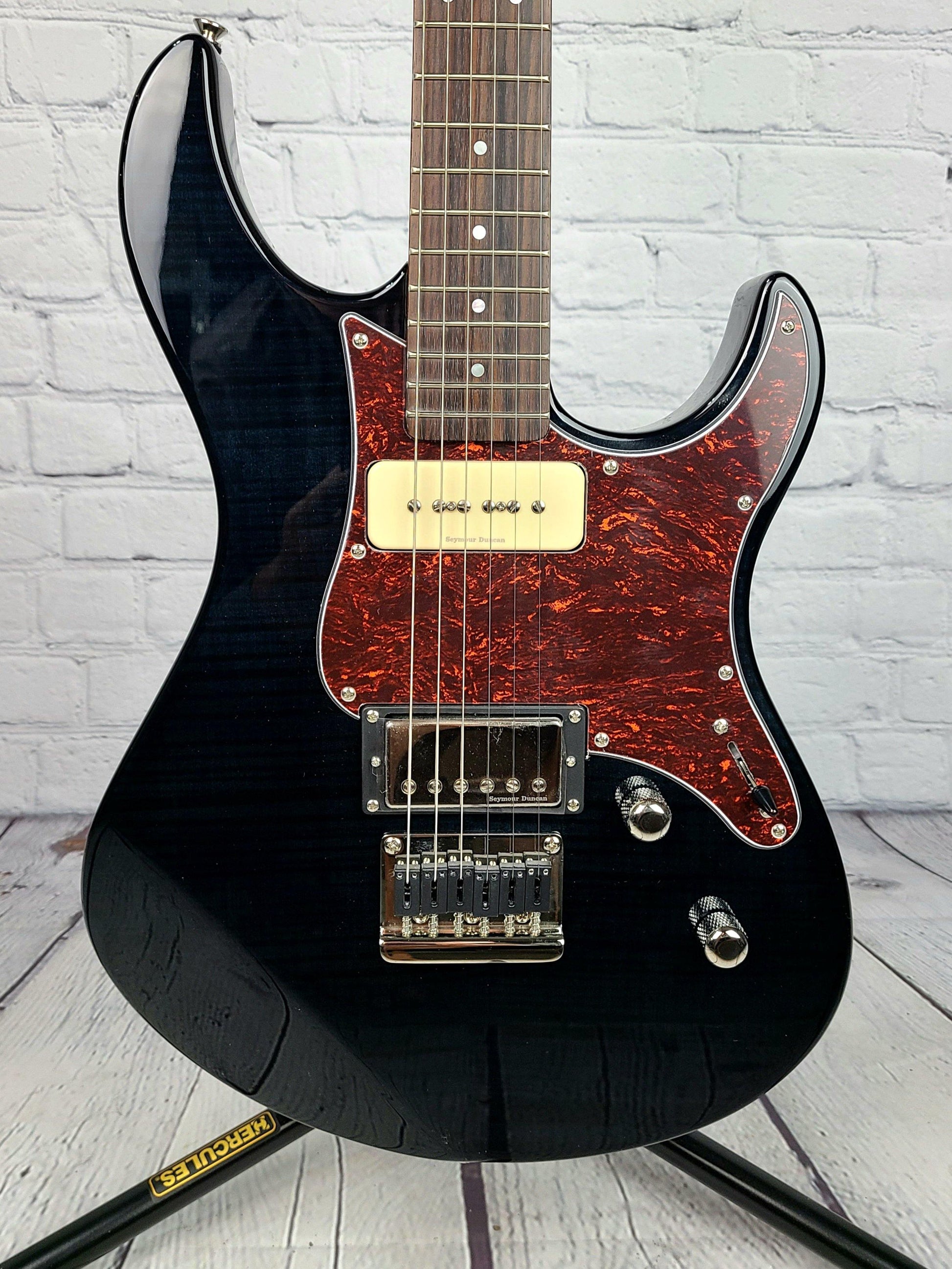 Yamaha Pacifica PAC611HFM TBL Flame Maple Electric Guitar - Guitar Brando