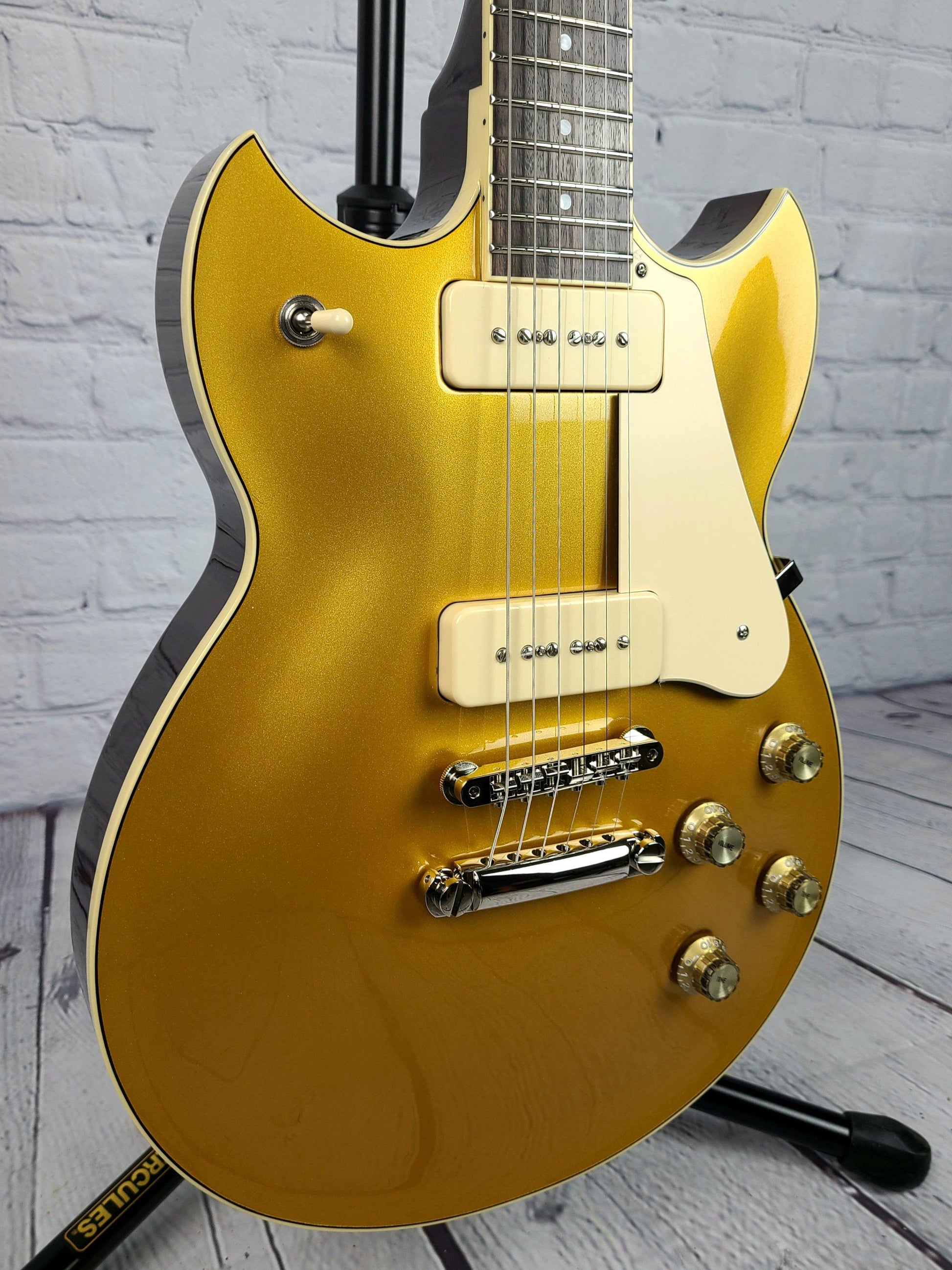 Yamaha SG1802 GT Gold Top Japan Seymour Duncan P90 Electric Guitar - Guitar Brando