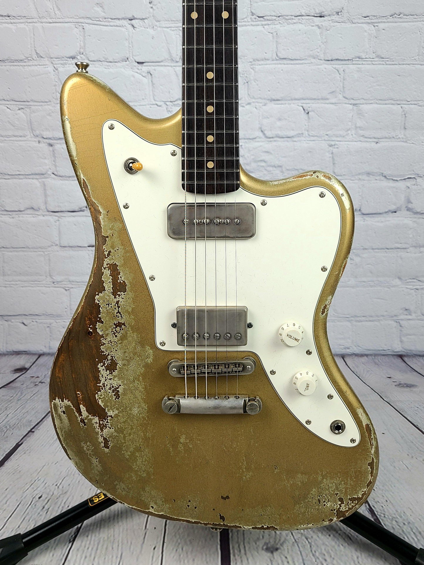 Fano JM6 Oltre Gold Top Rosewood Board USA Electric Guitar - Guitar Brando