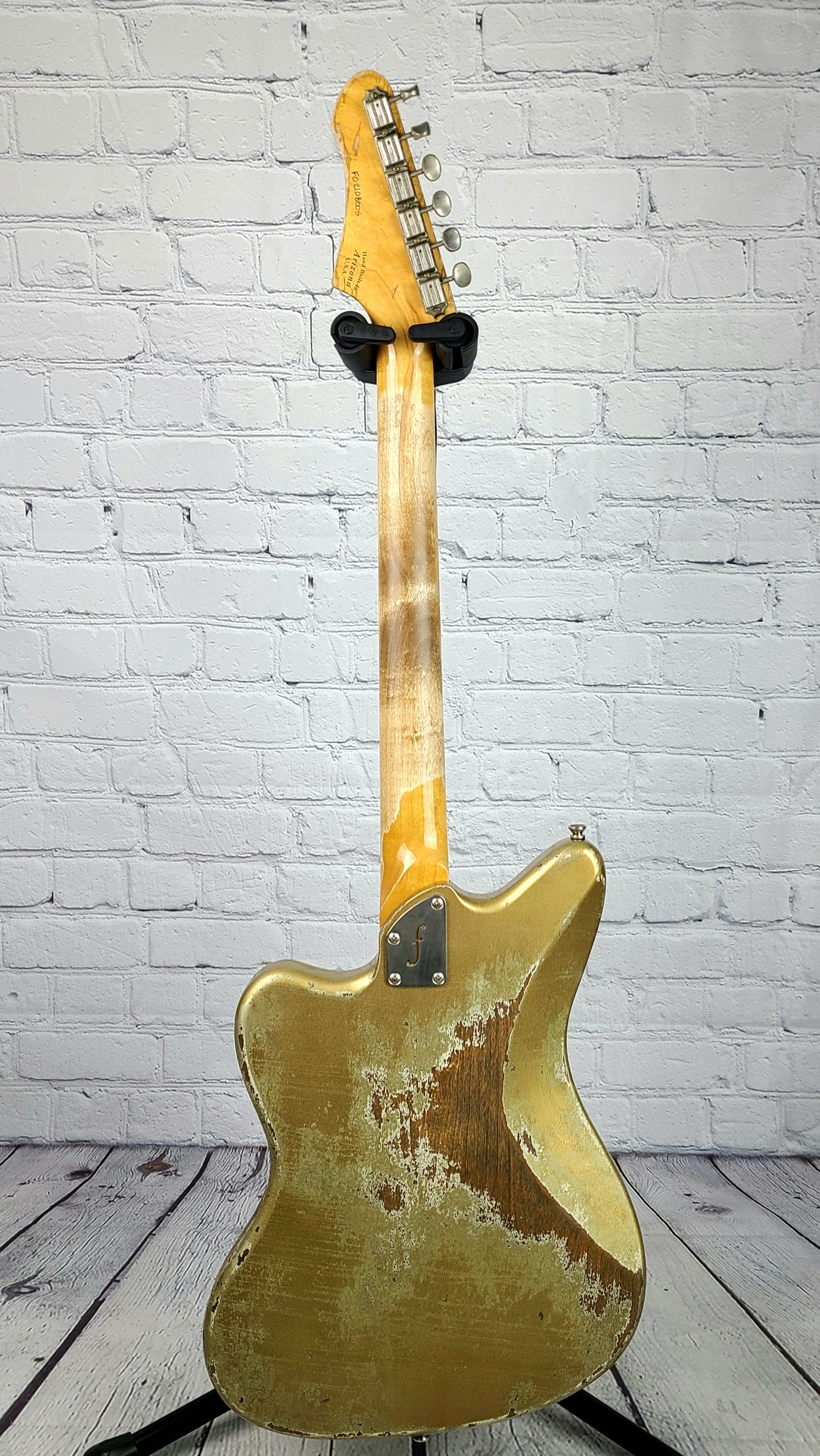Fano JM6 Oltre Gold Top Rosewood Board USA Electric Guitar - Guitar Brando