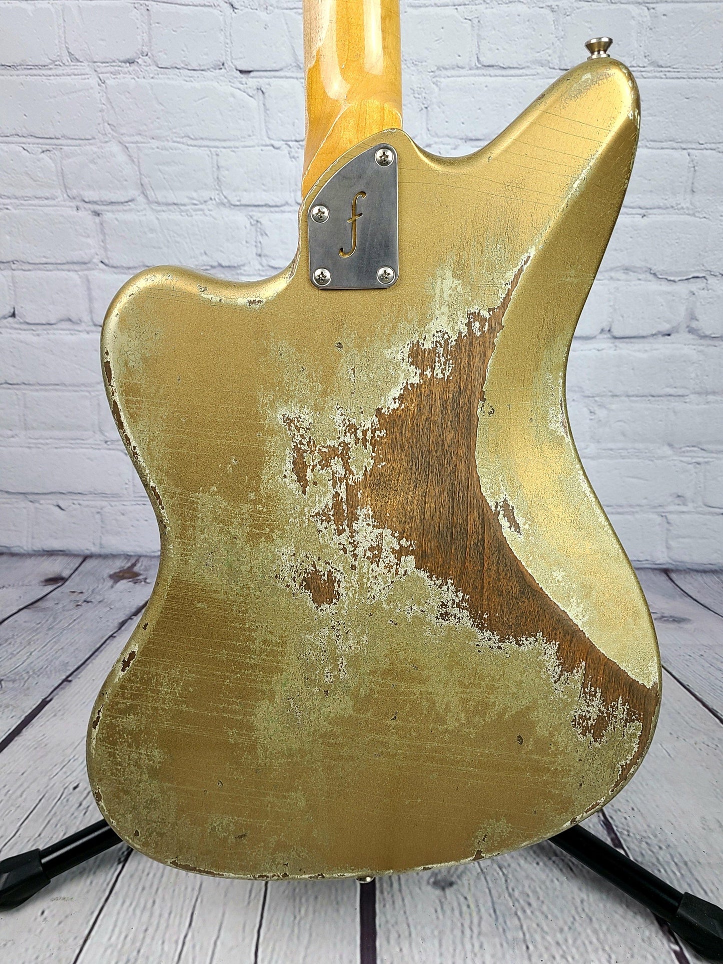 Fano JM6 Oltre Gold Top Rosewood Board USA Electric Guitar - Guitar Brando