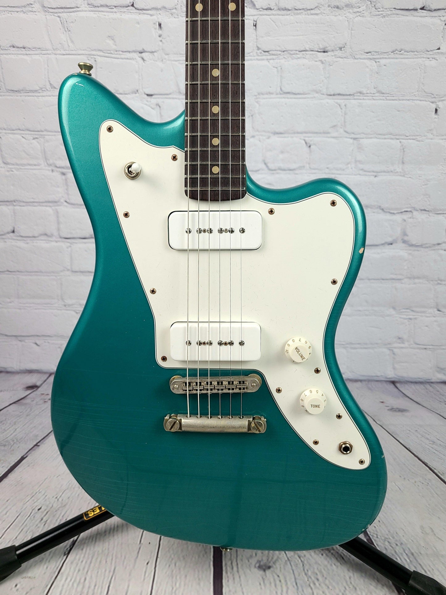 Fano JM6 Oltre Sherwood Green Rosewood Board USA Electric Guitar - Guitar Brando