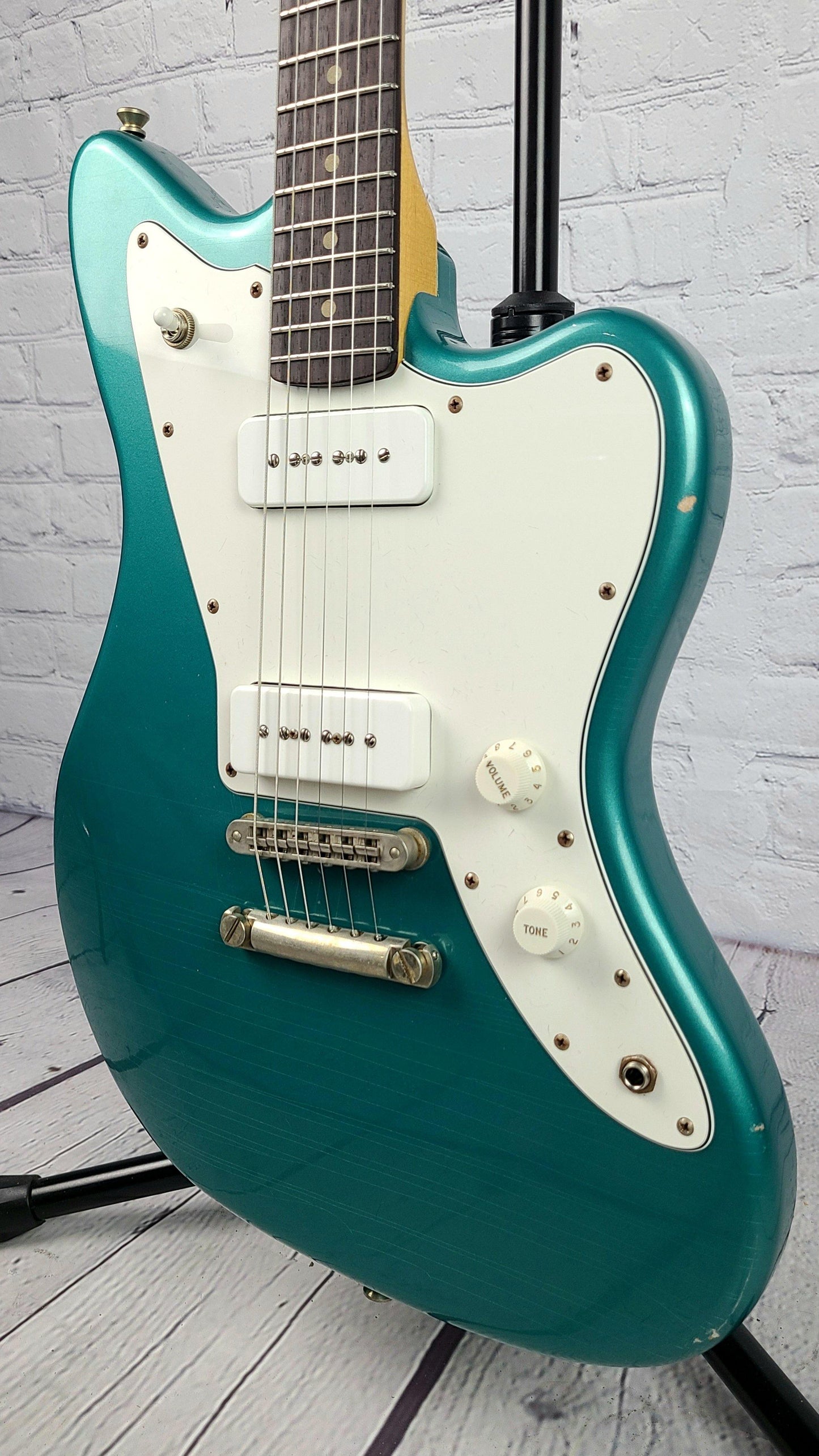 Fano JM6 Oltre Sherwood Green Rosewood Board USA Electric Guitar - Guitar Brando