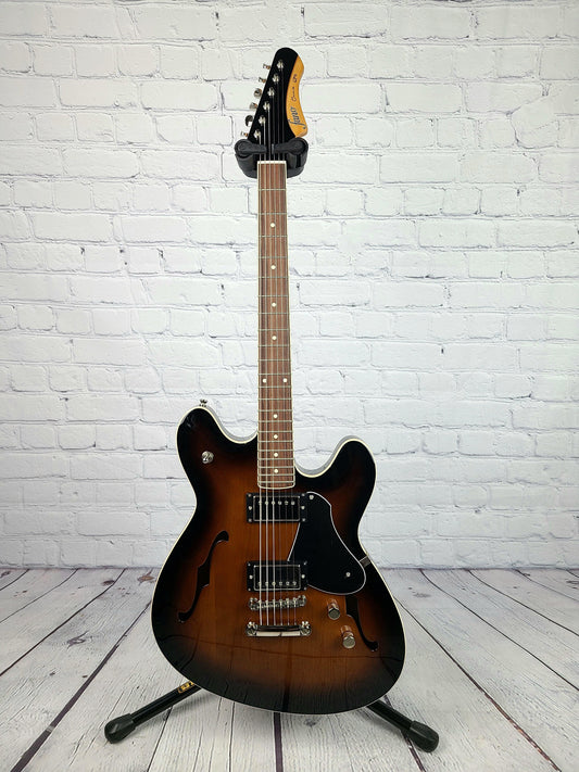 Fano GF6 Omnis Semi Hollow Tobacco Burst - Guitar Brando