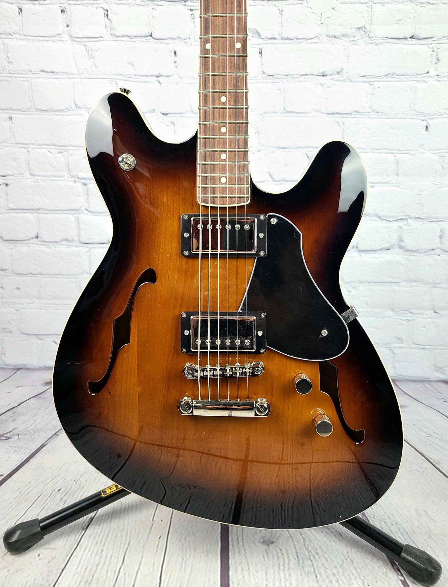 Fano GF6 Omnis Semi Hollow Tobacco Burst - Guitar Brando