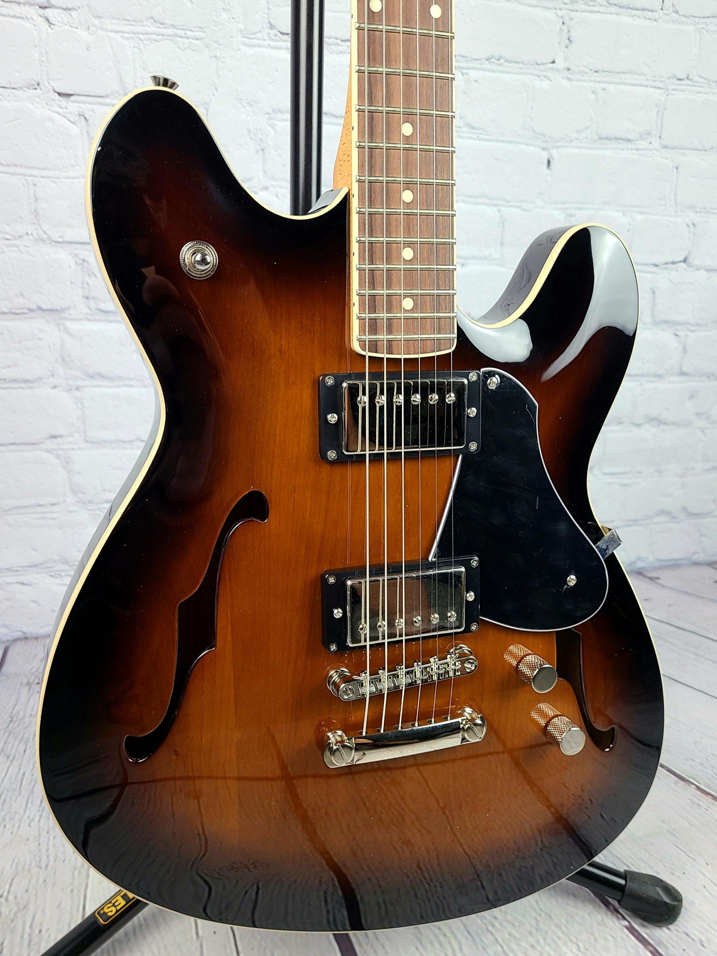 Fano GF6 Omnis Semi Hollow Tobacco Burst - Guitar Brando