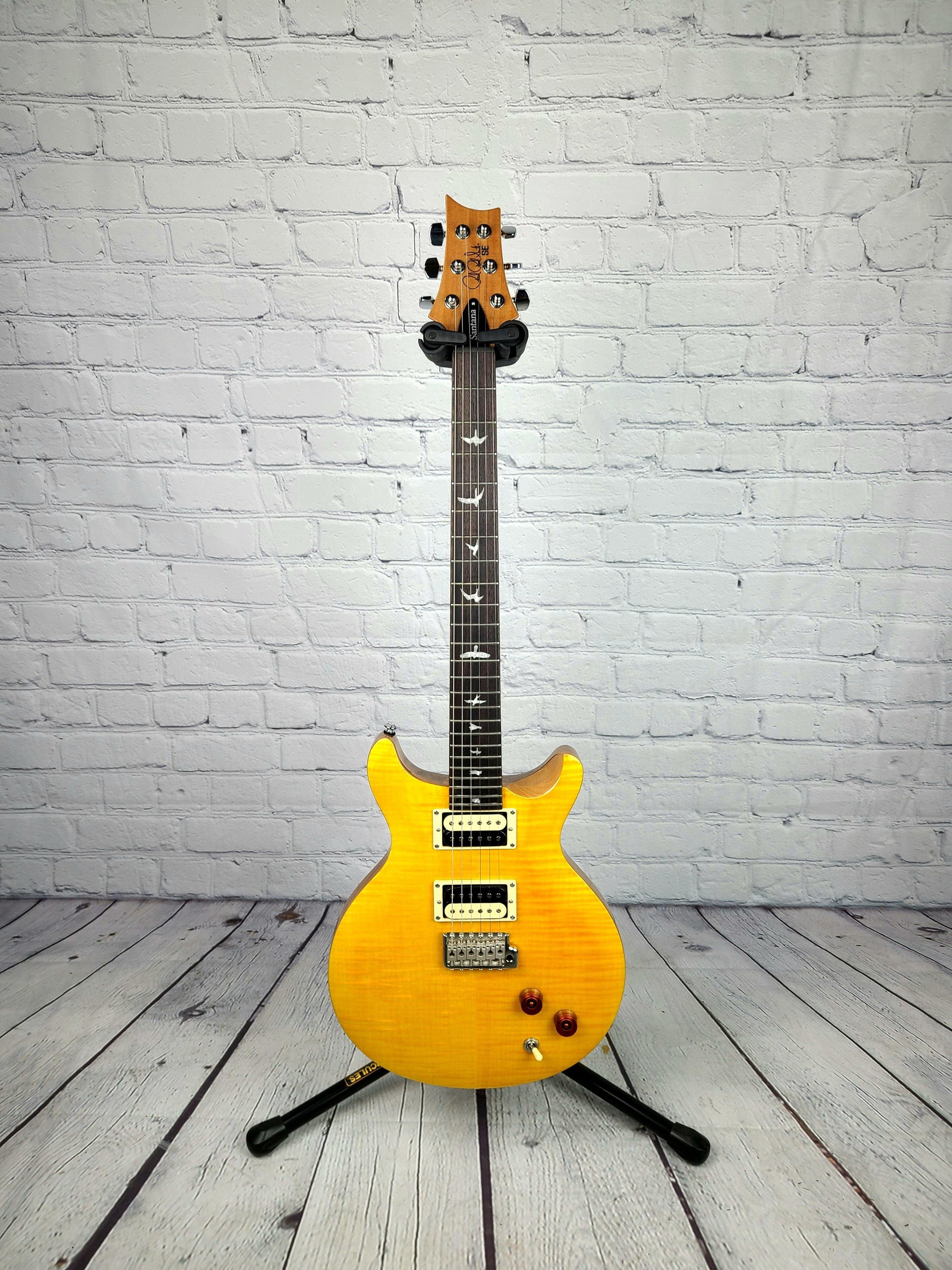 Paul Reed Smith PRS SE Santana Yellow Vintage Electric Guitar 2021 - Guitar Brando
