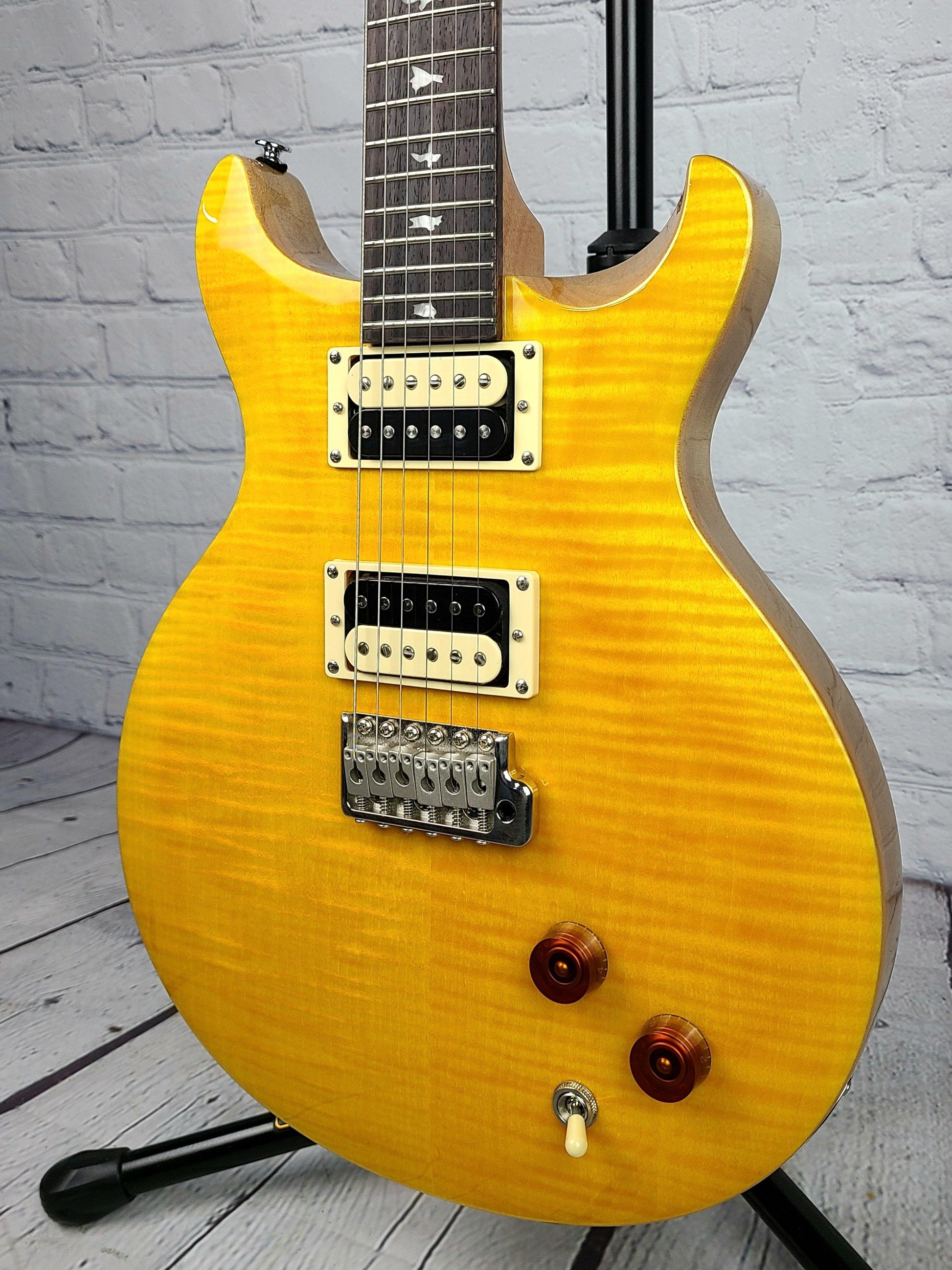 Paul Reed Smith PRS SE Santana Yellow Vintage Electric Guitar 2021 - Guitar Brando