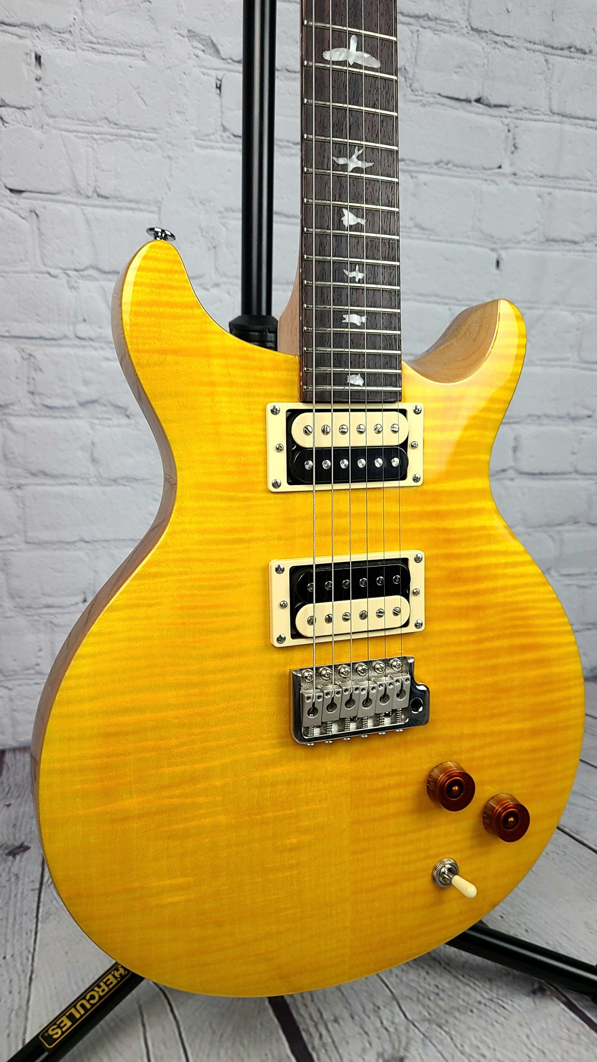 Paul Reed Smith PRS SE Santana Yellow Vintage Electric Guitar 2021 - Guitar Brando