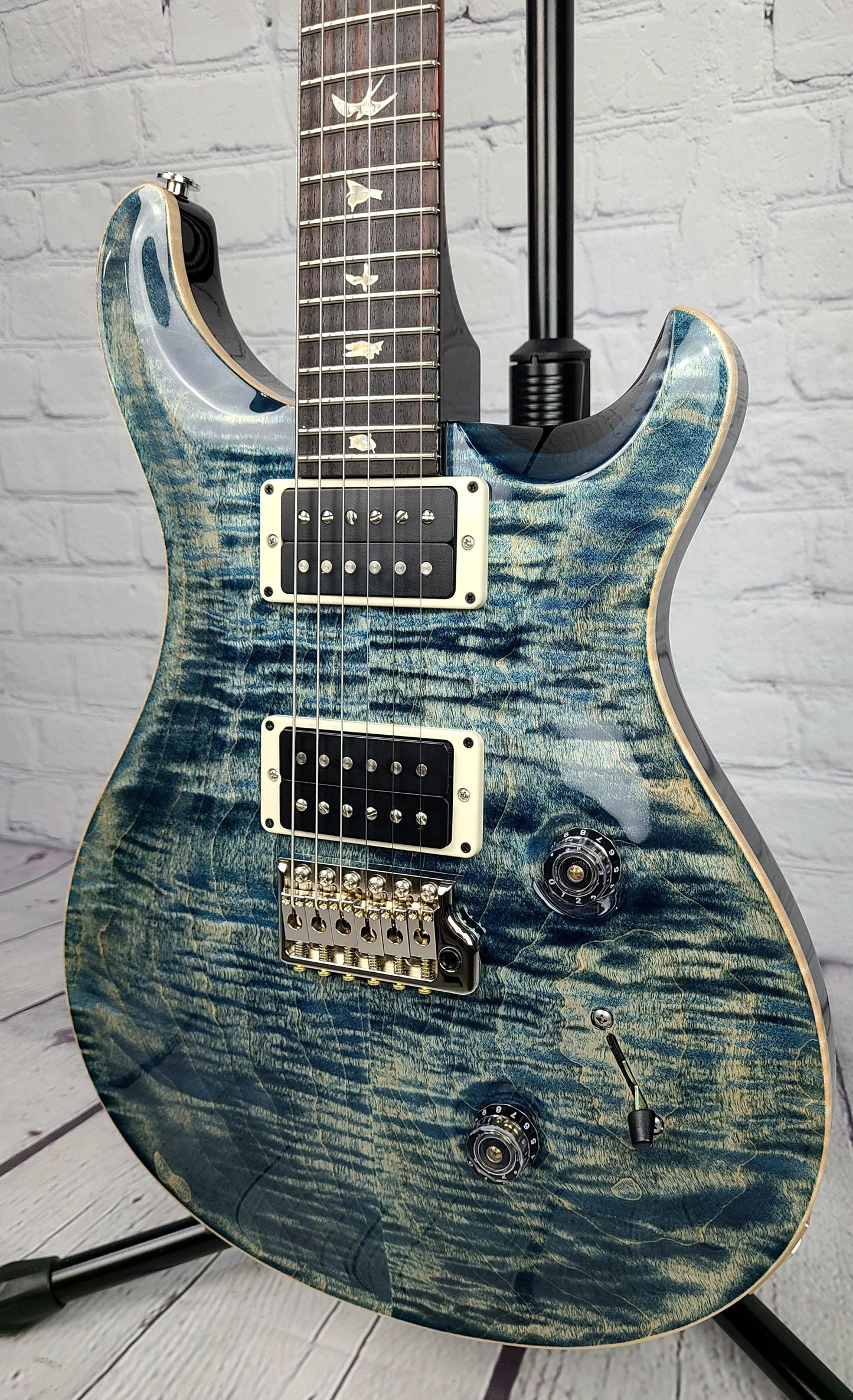 Paul Reed Smith PRS 2021 Custom 24 Core USA Faded Whale Blue - Guitar Brando