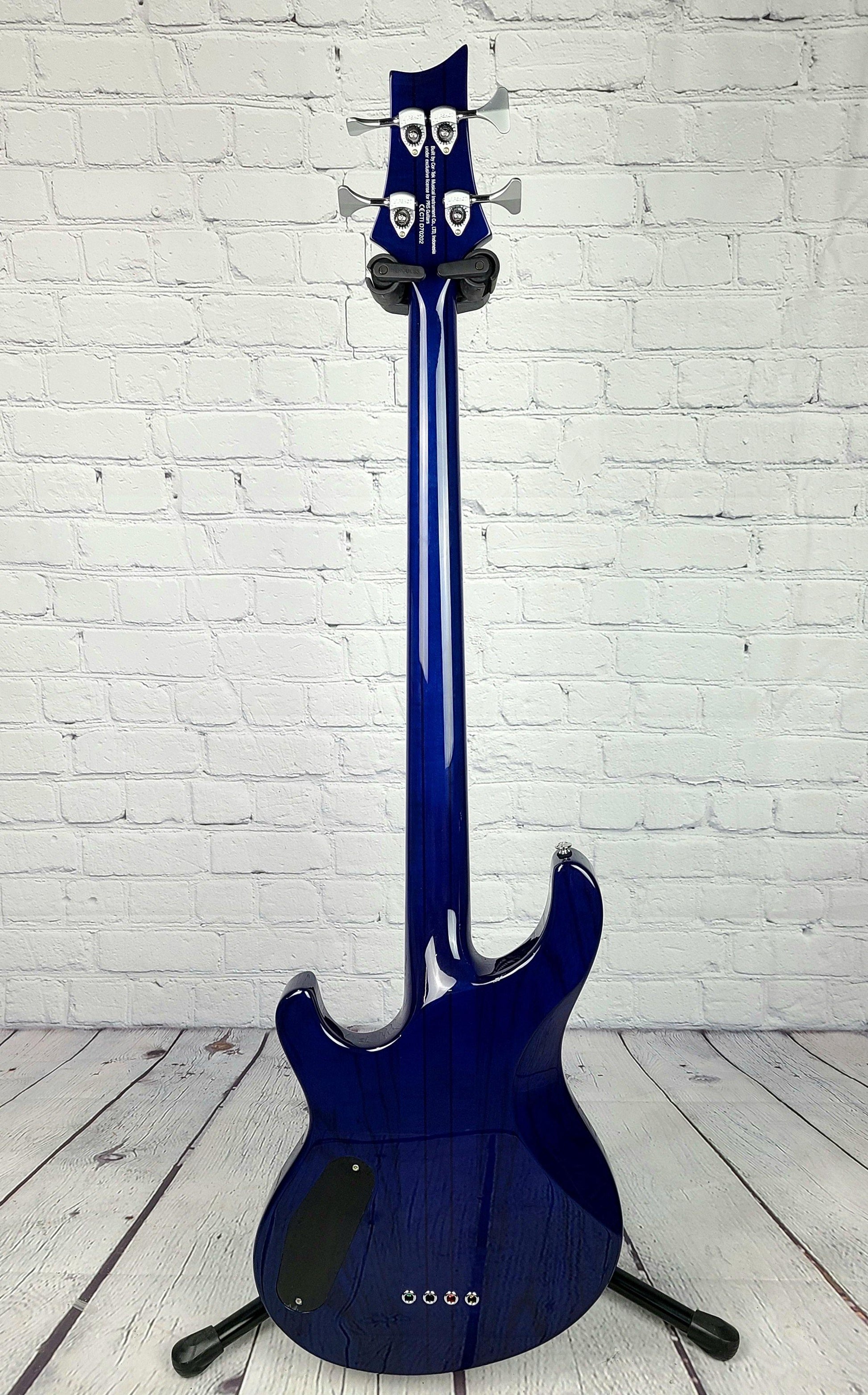 Paul Reed Smith PRS SE Kingfisher 4 String Bass Faded Blue Wraparound Burst 2021 - Guitar Brando