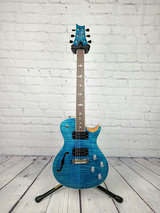 Paul Reed Smith PRS Zach Myers Myers Blue 2021 Semi Hollow Electric Guitar - Guitar Brando