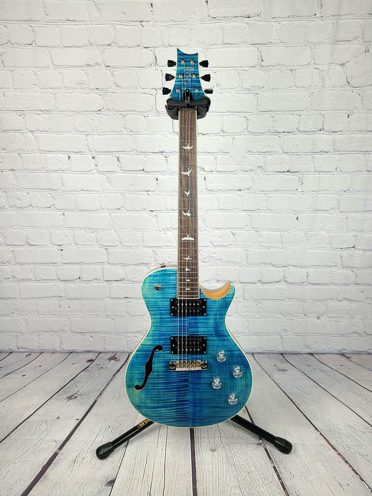 Paul Reed Smith Zach Myers Myers Blue 2021 Semi Hollow Electric Guitar - Guitar Brando