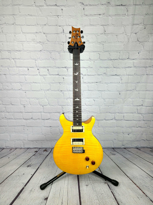 Paul Reed Smith PRS SE Santana Yellow Vintage Electric Guitar 2021 S/N CTID02748 - Guitar Brando