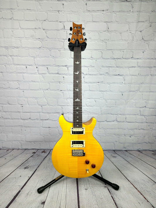 Paul Reed Smith PRS SE Santana Yellow Vintage Electric Guitar 2021 S/N CTID11281 - Guitar Brando