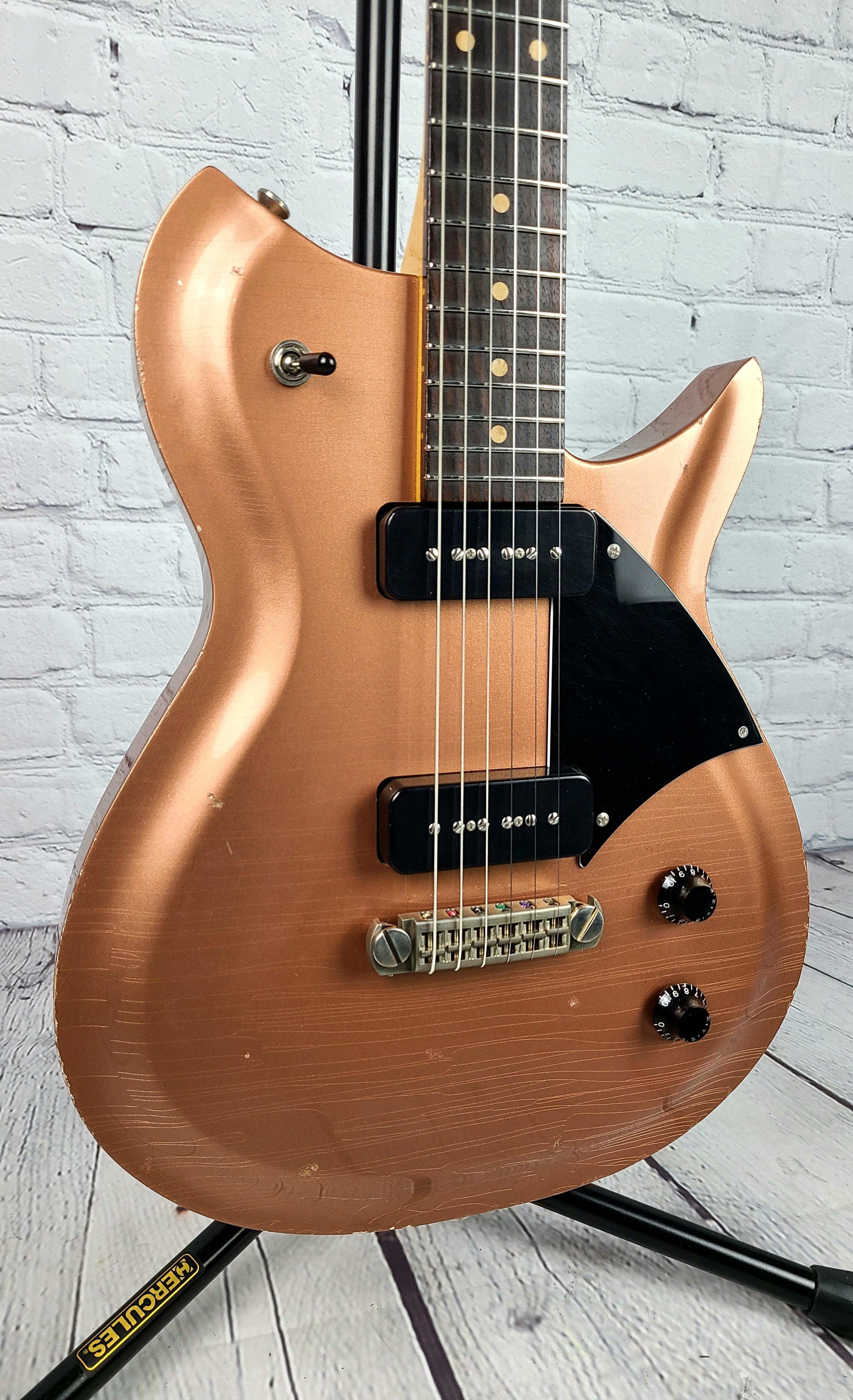 Fano RB6 Oltre Electric Guitar Light Distress Relic P90s Made in USA Copper FO2108011 - Guitar Brando