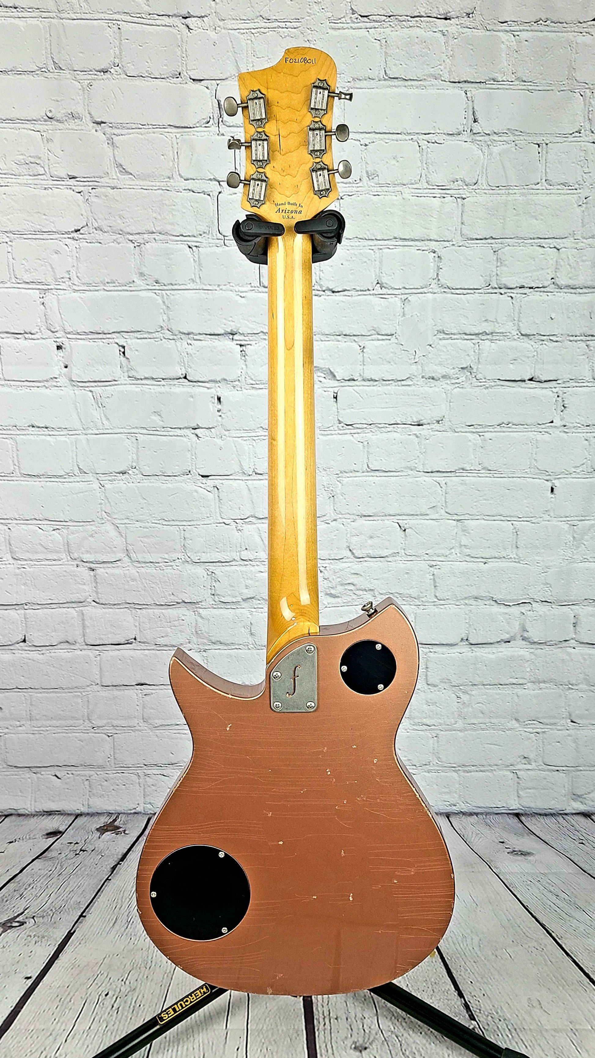 Fano RB6 Oltre Electric Guitar Light Distress Relic P90s Made in USA Copper FO2108011 - Guitar Brando