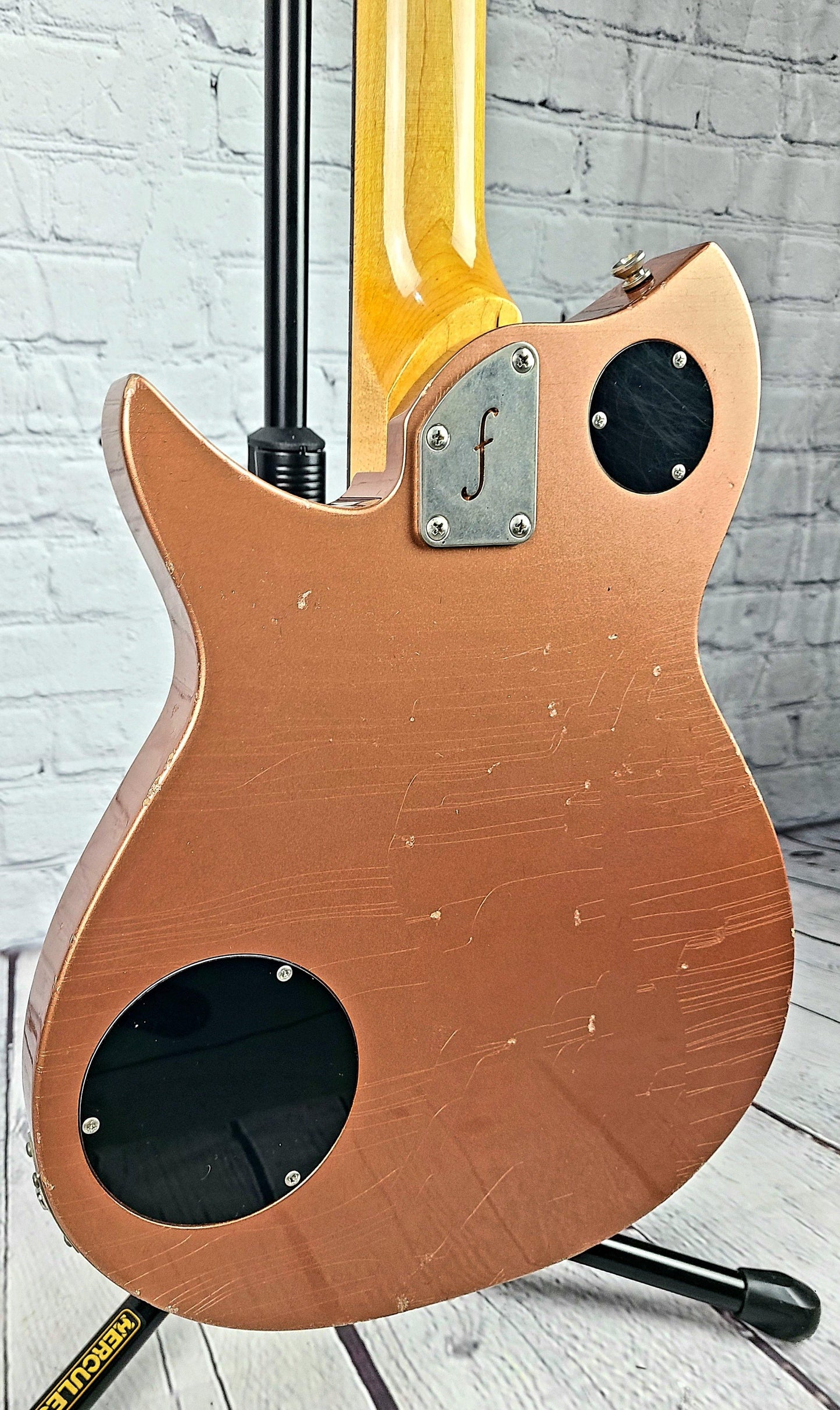 Fano RB6 Oltre Electric Guitar Light Distress Relic P90s Made in USA Copper FO2108011 - Guitar Brando
