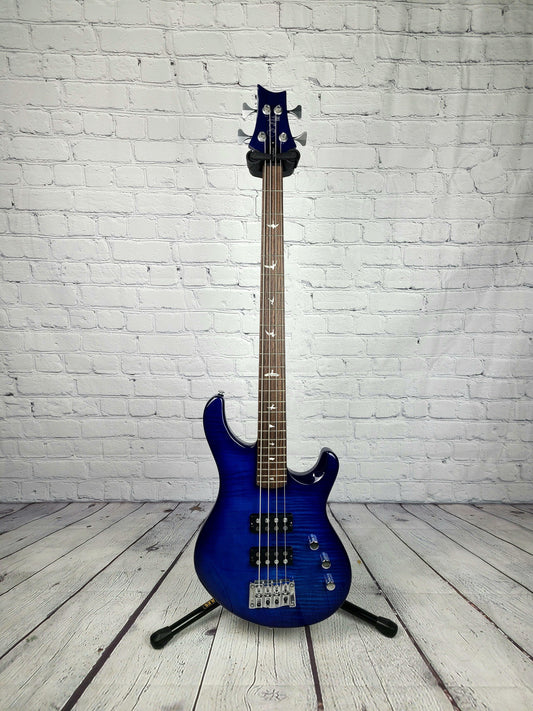 Paul Reed Smith PRS SE Kingfisher 4 String Bass Faded Blue Wraparound Burst 2021 - Guitar Brando