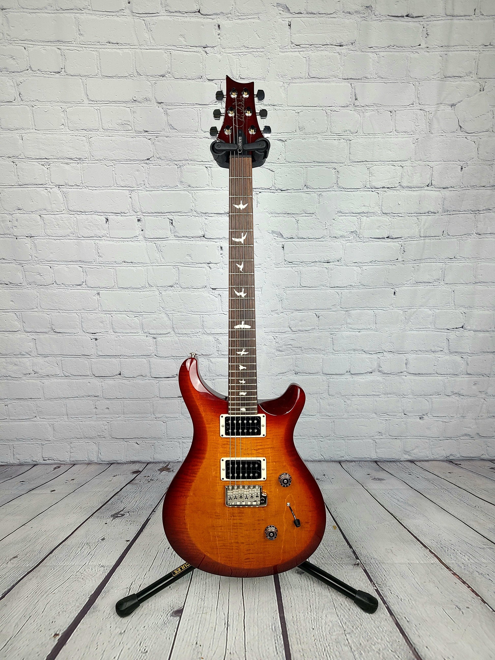 USED Paul Reed Smith PRS S2 Custom 24 Dark Cherry Sunburst - Guitar Brando