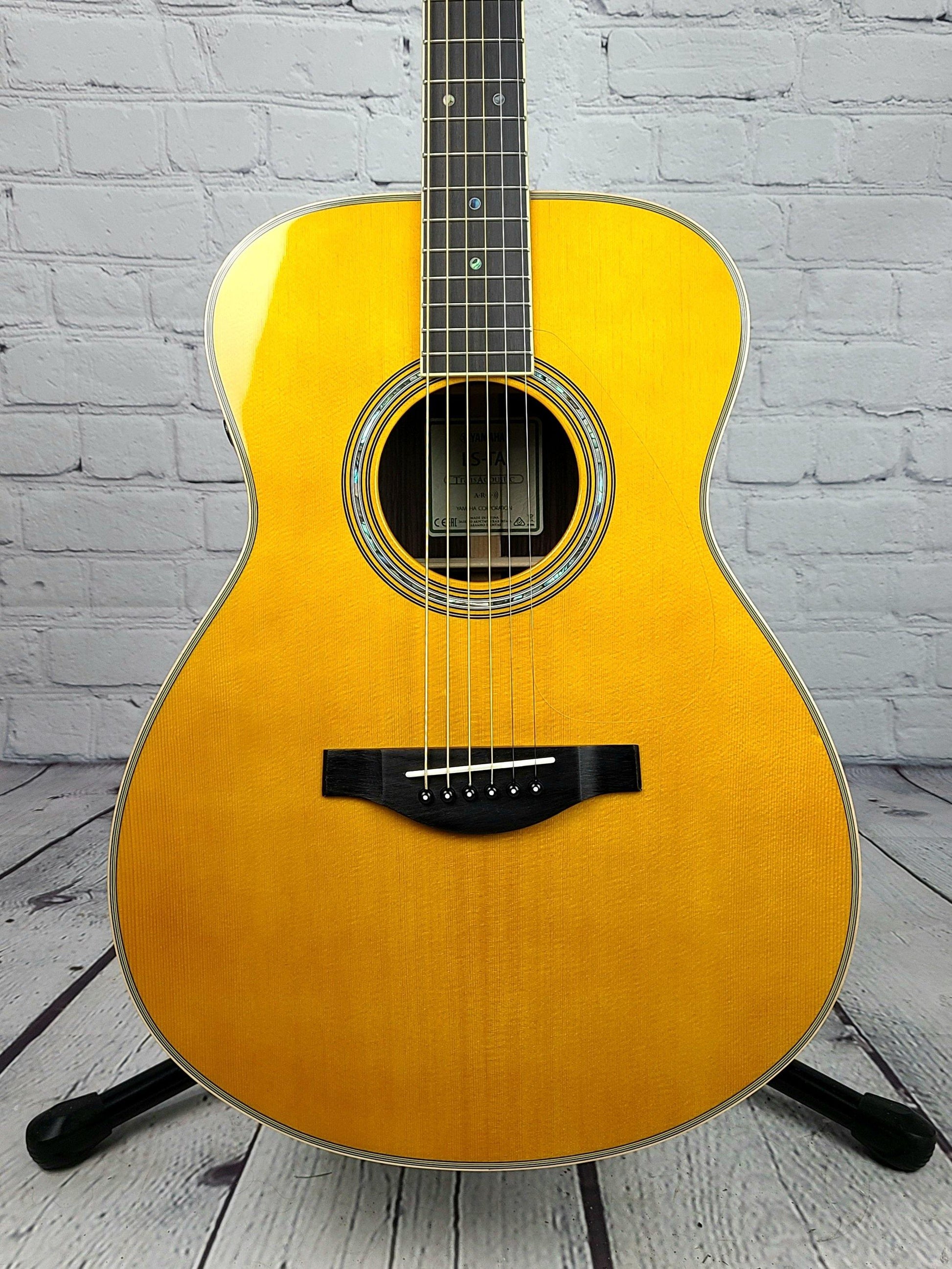 Yamaha LSTA VT TransAcoustic Concert Acoustic Guitar Vintage Tint - Guitar Brando