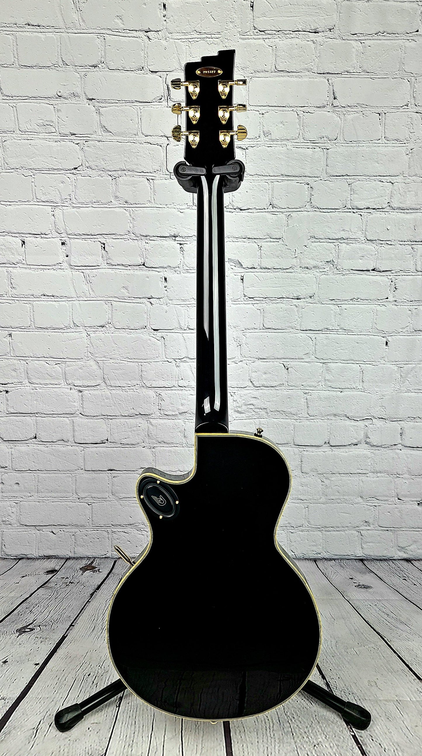 Duesenberg Guitars Starplayer TV Phonic Black Gold Electric Guitar DTV-PC-BK - Guitar Brando