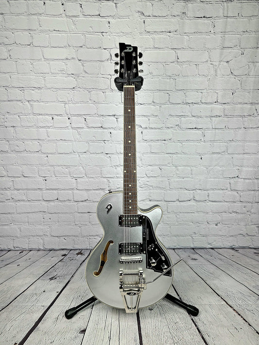 Duesenberg Guitars Starplayer TV 25th Anniversary Electric Guitar Silver Metallic - Guitar Brando