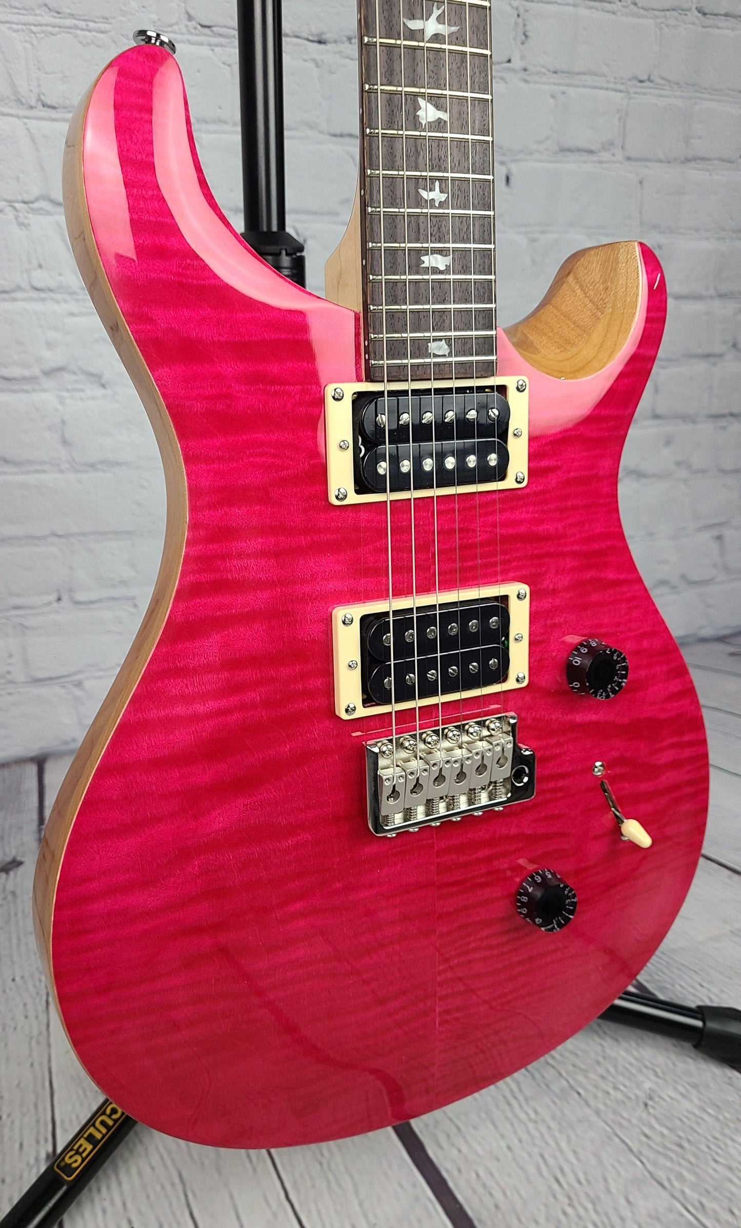 Paul Reed Smith PRS SE Custom 24 2021 Bonnie Pink Electric Guitar - Guitar Brando