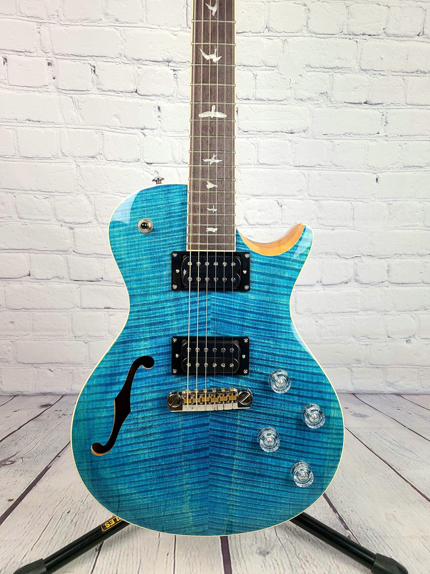 Paul Reed Smith Zach Myers Myers Blue 2021 Semi Hollow Electric Guitar - Guitar Brando