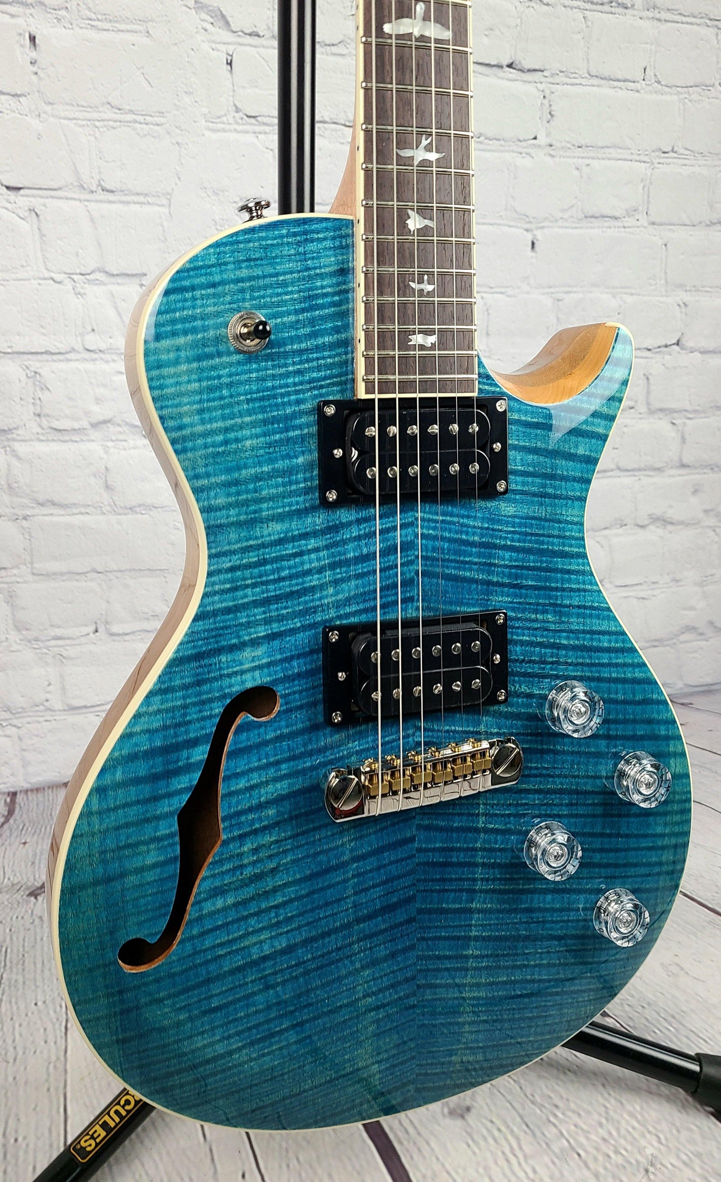 Paul Reed Smith Zach Myers Myers Blue 2021 Semi Hollow Electric Guitar - Guitar Brando