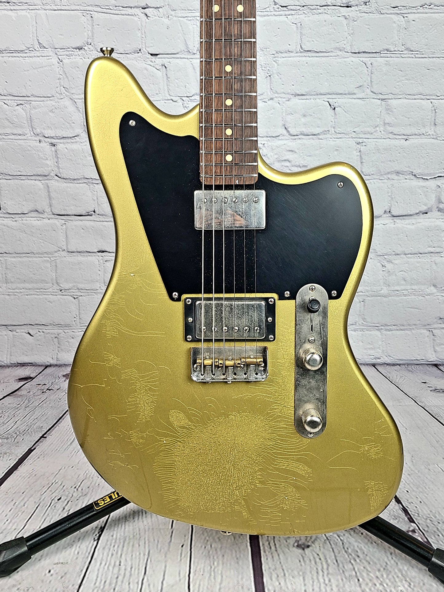 USED LsL Instruments Silverlake Offset Electric Guitar Relic Gold Top 2021
