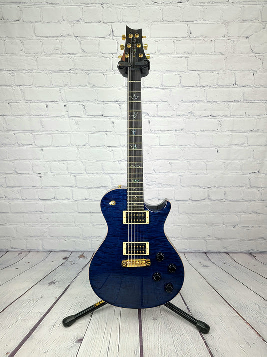 USED 2008 PRS SC250 Singlecut Artist Package Whale Blue Gold Hardware