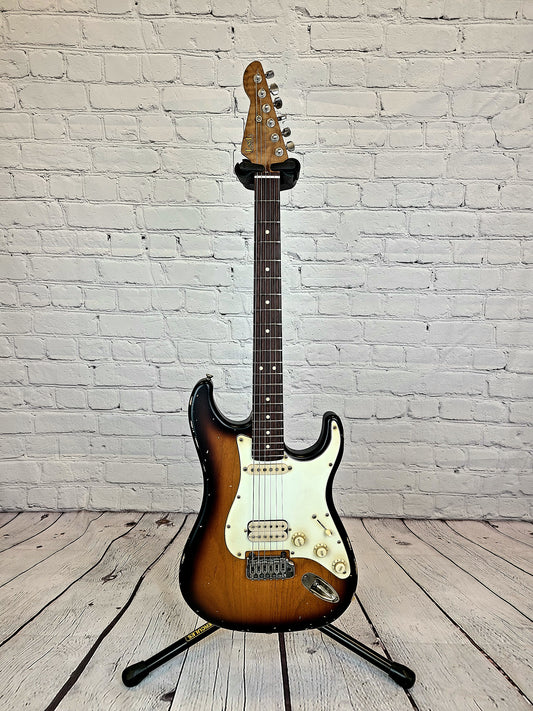 LSL Instruments Saticoy One Tobacco Sunburst H/S Medium Relic Reverse Headstock Roasted Maple Neck Stainless Frets