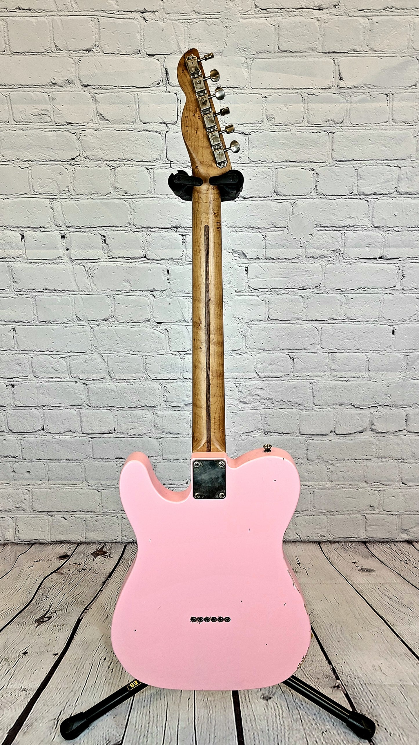 LSL Instruments Tbone One H/S Shell Pink Medium Relic Roasted Maple Neck