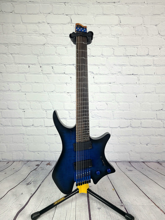 USED Strandberg Boden True Temperament 7 String TT Blue Flame Maple