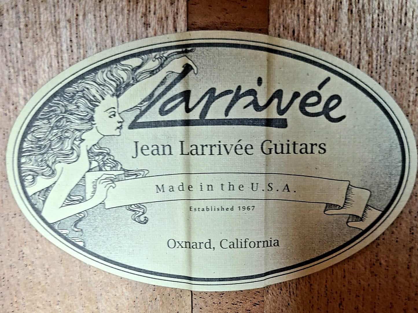 Larrivee D-44 Legacy Series Dreadnaught Acoustic Guitar Gloss Mahogany Spruce