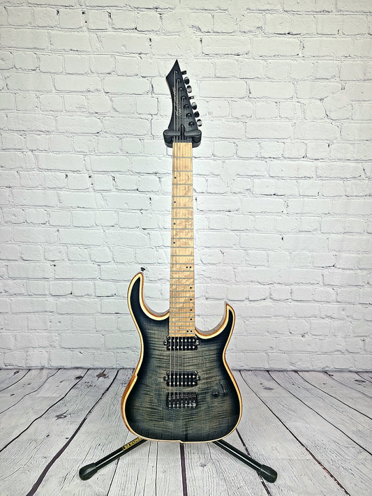 Charbonneau Guitars Scimtar 7S String Electric Guitar Bare Knuckle Hipshot