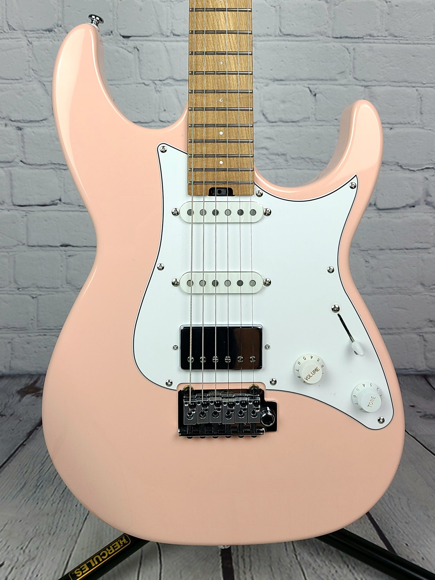 Balaguer Select Toro Classic HSS Roasted Maple Electric Guitar Pastel Pink